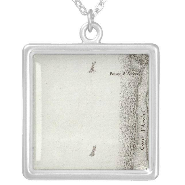 Ile d'Oleron Silver Plated Necklace (Front)