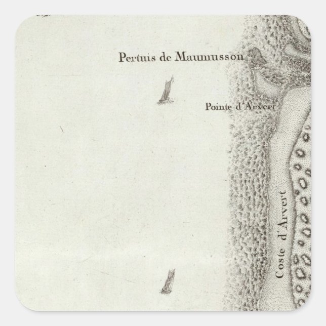 Ile d'Oleron Square Sticker (Front)