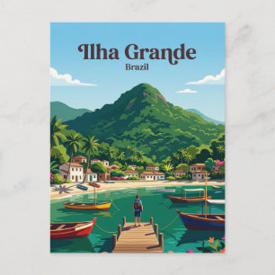 Ilha Grande Brazil Postcard