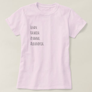 Ilhan. Ayanna. Rashida. Alexandria. T-Shirt