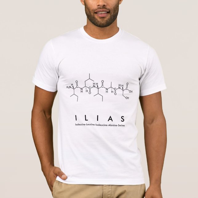 Ilias peptide name shirt (Front)