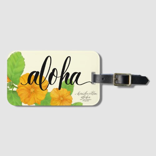 Ilima Aloha Bag Tag