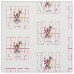 Ilinois American state flag Fabric