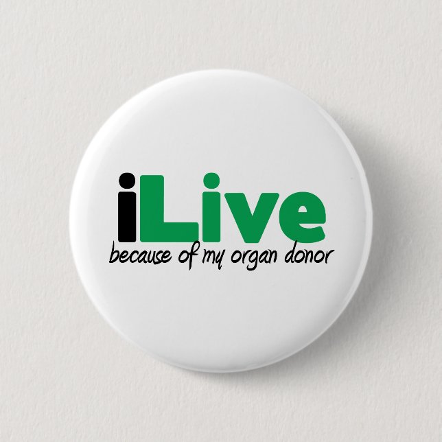 iLive Transplant Button (Front)