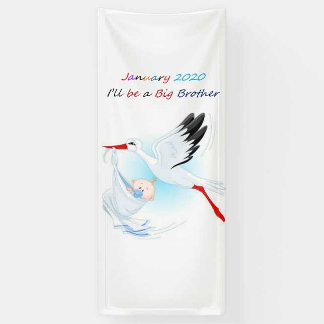 I'll be a Big Brother in January, Banner (Vertical)