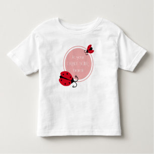 I'll be a big sister soon toddler t-shirt