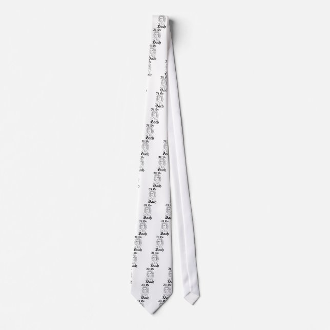 I'll be Bach Neck Tie (Front)