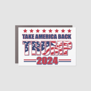 Ill be back Trump 2024 Car Magnet