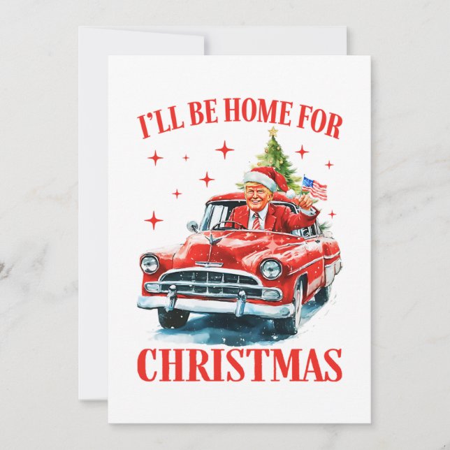 I'll Be Home for Christmas Holiday Card (Front)