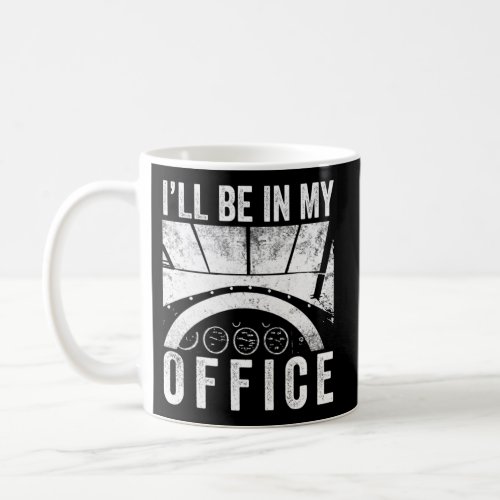Ill Be In My Office Dirt Track Racing Open Wheel R Coffee Mug