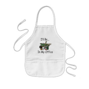 I'll Be in My Office Garden Kids' Apron