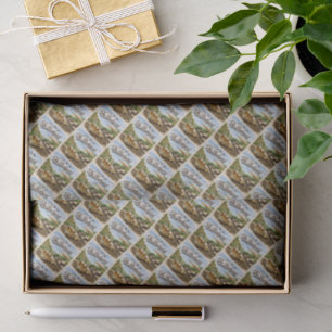 I'll Be in The Backyard Funny Bourbon Cigar Lover Tissue Paper