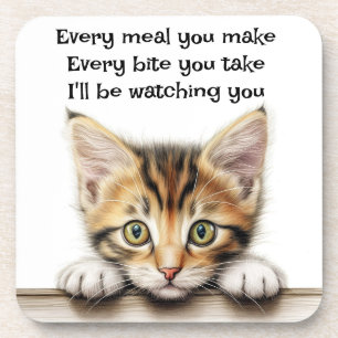 I'll be Watching You  Beverage Coaster