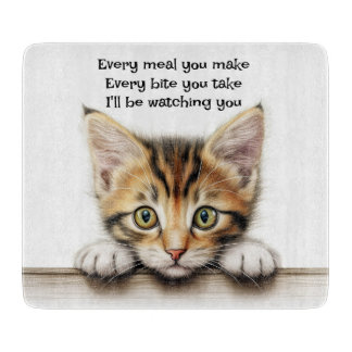 I'll be Watching You Cutting Board