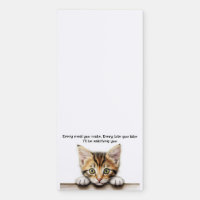I'll be Watching You Funny Cat Notepad