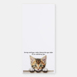 I'll be Watching You Funny Cat Notepad
