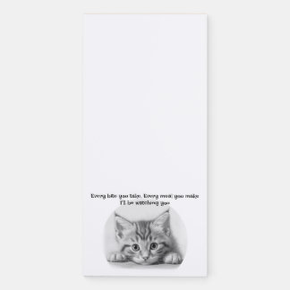 I'll be Watching You Funny Cat Notepad