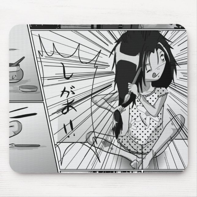 I'll color it myself ! ......NOOOOO!! Mouse Pad (Front)