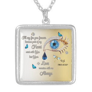 I'll cry for You forever Silver Plated Necklace