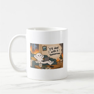 I'll Deal With It Tomorrow – Funny Procrastination Coffee Mug
