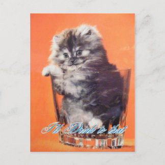 I'll drink to that Postcard