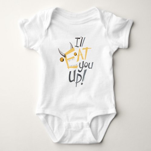 Ill Eat You Up Graphic Baby Bodysuit