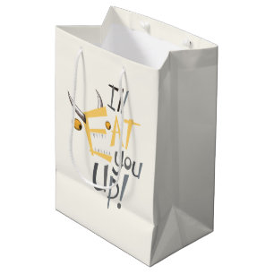 I'll Eat You Up Graphic Medium Gift Bag
