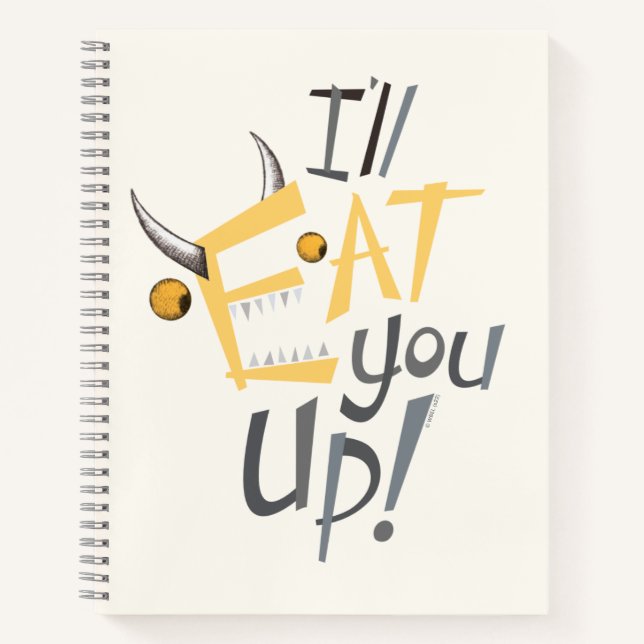 I'll Eat You Up Graphic Notebook (Front)