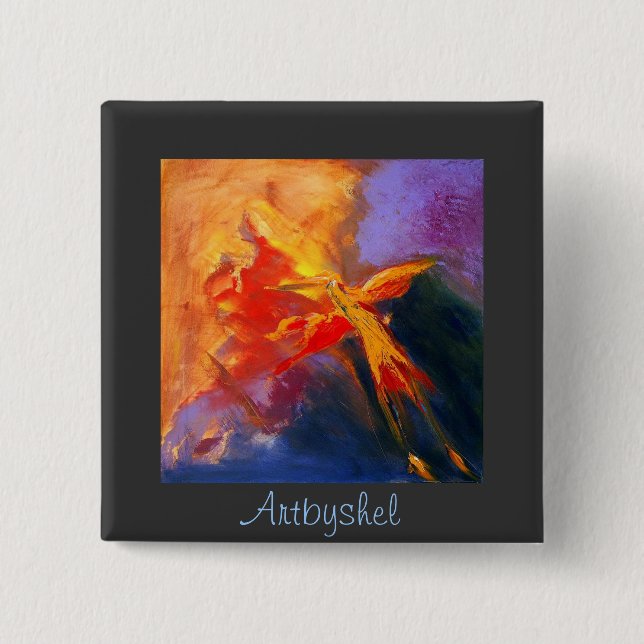 I'll Fly Away Pinback Button (Front)