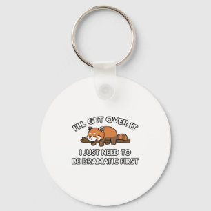 I'll Get Over It Red Panda Keychain