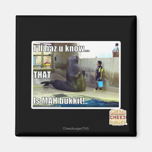 I'll haz u know magnet (Front)