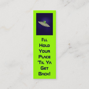 I'll Hold Your Place bookmark Mini Business Card