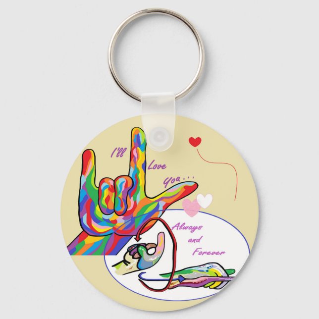 I'll Love You Always and Forever Keychain (Front)