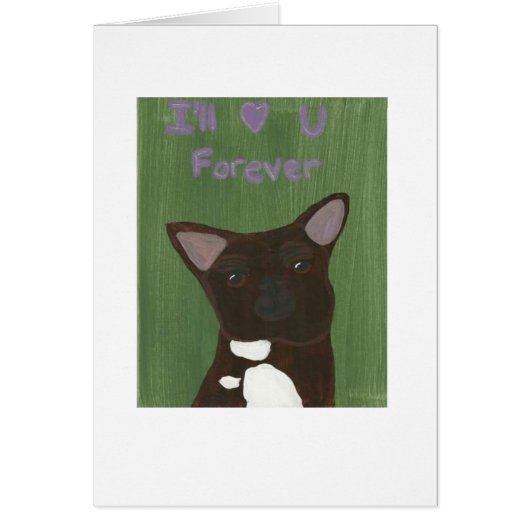I'll love you forever cards (Front)