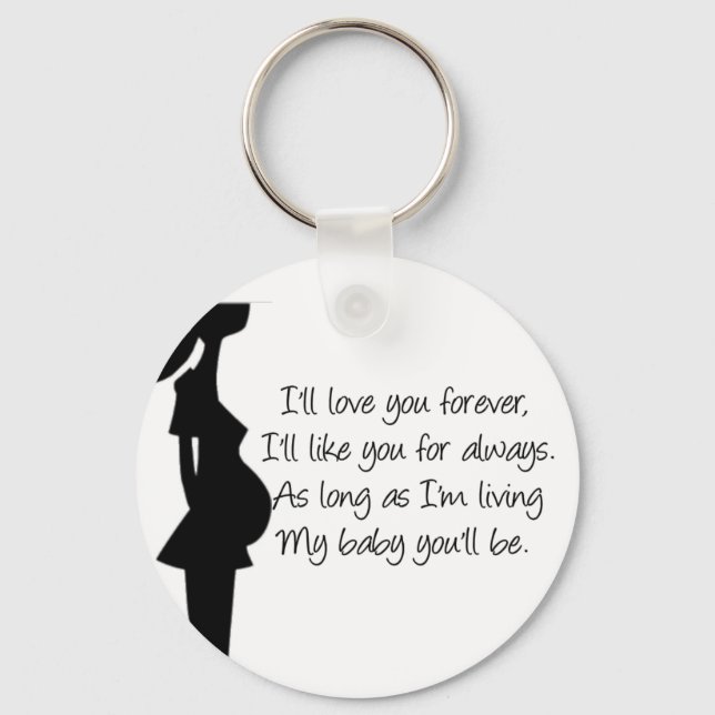 I'll love you forever keychain (Front)