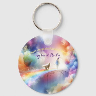 I'll meet you at the Rainbow Bridge Keychain