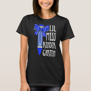 I'll Miss Kindergarten Blue Crayon Cute Kindergart T-Shirt