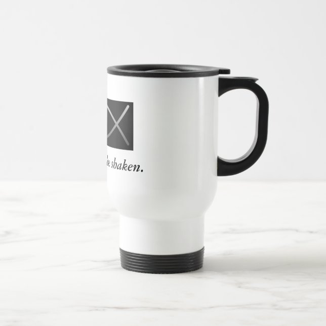 I'll never be shaken/ Ichthys Commuter Mug (Right)