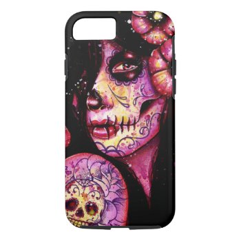I'll Never Forget Day Of The Dead Girl Iphone 8/7 Case by NeverDieArt at Zazzle