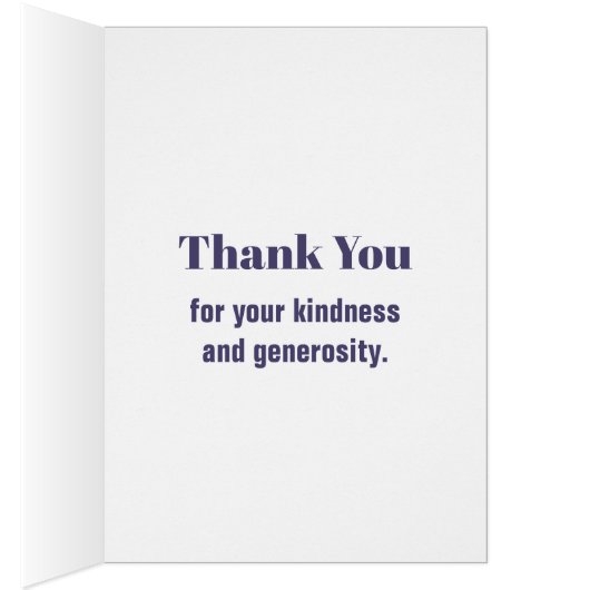 I'll Never Forget Your Kindness Elephant Thank You (Inside (Right))