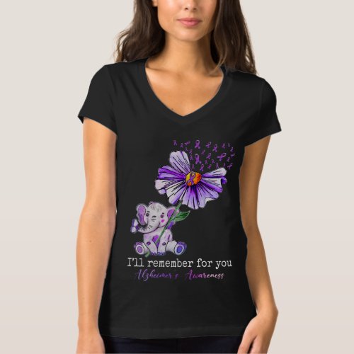 Ill Remember For You Alzheimers Awareness Cute E T_Shirt