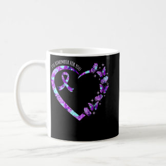 I'll Remember For You Alzheimer's Awareness Purple Coffee Mug