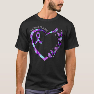 I'll Remember For You Alzheimer's Awareness Purple T-Shirt