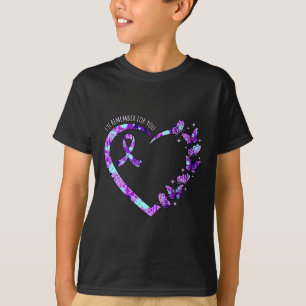 I'll Remember For You Alzheimer's Awareness Purple T-Shirt