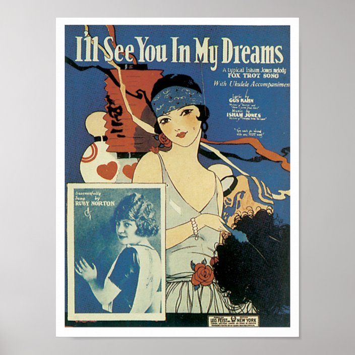 I Ll See You In My Dreams Poster Zazzle Com
