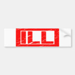 Ill Stamp Bumper Sticker