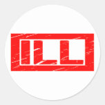 Ill Stamp Classic Round Sticker