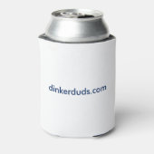 I'll Take My Bruises PolkaDotted Pickleball Coole Can Cooler (Can Back)