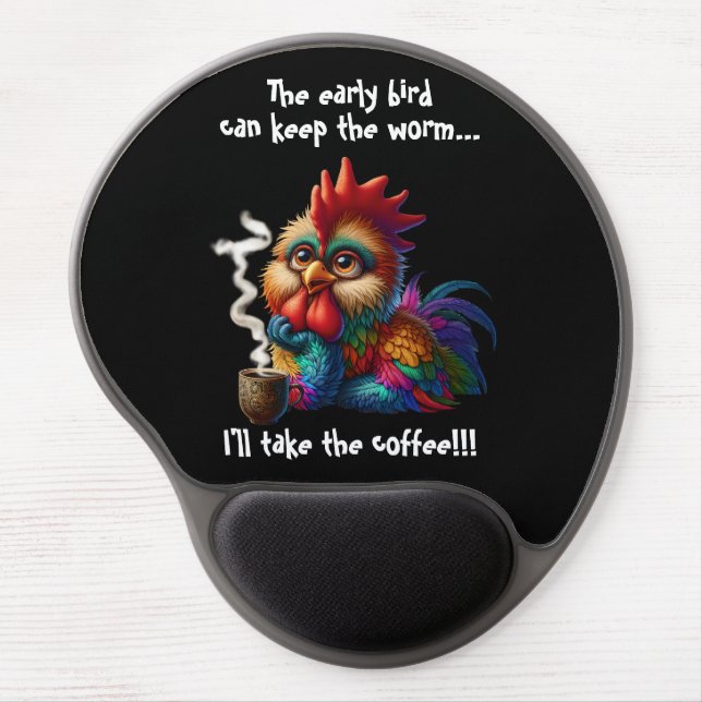 I'll take the coffee! gel mouse pad (Front)
