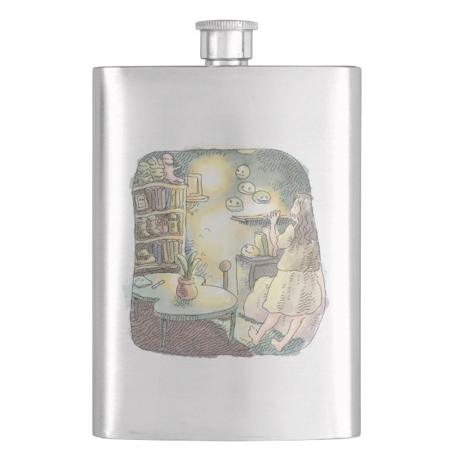I'll whisper. flask (Front)
